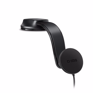 Viedtālruņa turētājs ar indukcijas lādētāju SBS TESUPPMAG15W2115W, saderīgs ar MagSafe – melns