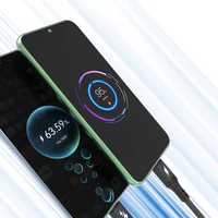 Dudao L3E 3 in 1 60W MicroUSB USB-C Lightning kabelis 1.2m - melns