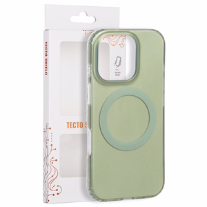 Tecto Shield Mistiq Mag vāciņš iPhone 16 Pro 6,3", olīvkrāsas