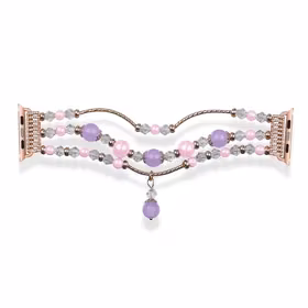 Apple Watch siksna 38/40/41 dizains 4 zelta-violeta