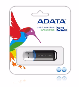 ADATA 32GB USB Stick Classic C906 Black
