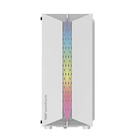 Darkflash DK151 LED datora korpuss (balts) + 3 RGB ventilatori