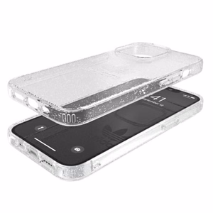 Adidas OR Aizsargājošs Caurspīdīgs Apvalks Spīdums iPhone 13 Pro / iPhone 13 - Caurspīdīgs Sudrabs