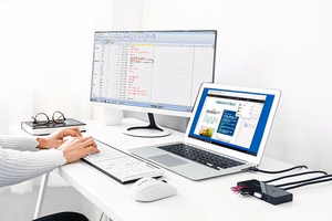 Ugreen sadalītājs HUB 4x USB 3.2 Gen 1 USB sadalītājs diviem datoriem melns (US216 30768)