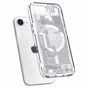 Spigen Ultra Hybrid Magnētiskais viedtālruņa apvalks iPhone 16e Zero One - balts