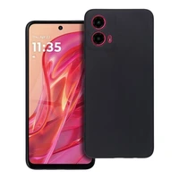 Matēts viedtālruņa apvalks MOTOROLA G45 melns