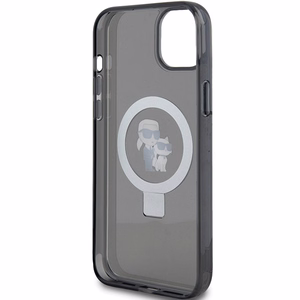 Karl Lagerfeld KLHMP15MHMRSKCK iPhone 15 Plus 6.7"black/black hardcase Ring Stand Karl&Choupette MagSafe