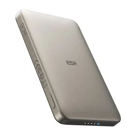 Magnētiskais portatīvais lādētājs ESR Qi2 MagSlim 5000mAh (smilšu)