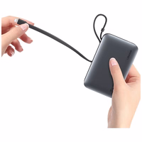 Portatīvais lādētājs USAMS XR Series CD228 10000mAh 20W + kabelis USB-C/Lightning melns