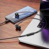 Austiņas Borofone BM94 USB-C melnas