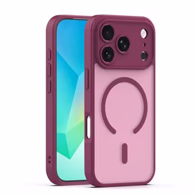 Mag Matt maciņš iPhone 17 Pro 6,3'' bordo