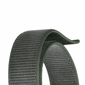 Crong Nylon sporta siksniņa Apple Watch 44 / 45 / 46 / 49 mm, militāri zaļa
