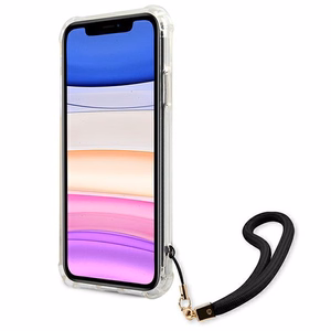 Guess GUHCN61KSARBK iPhone 11 6.1" / Xr чёрный/чёрный жёсткий чехол Camo Collection