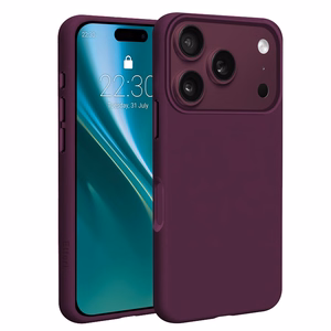 Etteri Silicone Mag maciņš iPhone 17 Pro Max / 18 Pro Max 6,9 collu, tumšā ķiršu krāsā