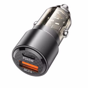 Auto lādētājs Borofone BZ20A PD65W+QC3.0 83W melns