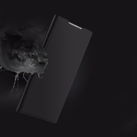 Dux Ducis Skin Pro kabura vāciņš ar atloku Samsung Galaxy S22 Ultra melns
