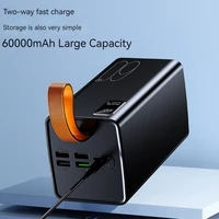 External akumulators Power Bank Reach RR-H40B 22.5W 60000mAh melns
