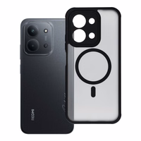 FULL MATTE MAG COVER viedtālruņa apvalks saderīgs ar MagSafe Xiaomi Redmi 15C melna