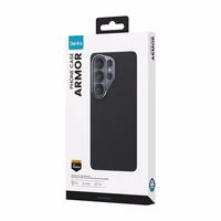 Benks Magnetic Armor Air Kevlar Maciņš Metal Frame 600D (J049) for Samsung Galaxy S26 Plus melns