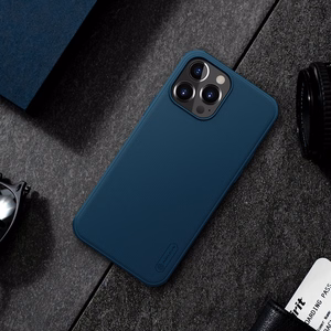 Nillkin Super Frosted Shield Pro vāciņš ierīcei iPhone 13 Pro Max, izturīgs, zils
