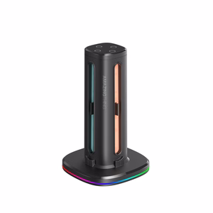 AmazingThing Thunder Pro PlayDock lādētājs Nintendo Switch 2 kontrolieriem - melns