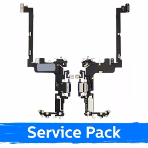 Uzlādes ligzda saderīga ar Apple iPhone 17 Pro ar flex / tumši zils / (Service Pack)