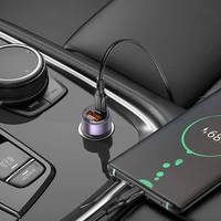 Auto lādētājs Borofone BZ20 PD20W+QC3.0 38W melns