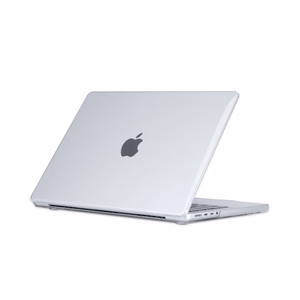 Tech-Protect SmartShell viedtālruņa apvalks MacBook Pro 14" M1 / M2 / M3 2021-2023 - caurspīdīgs