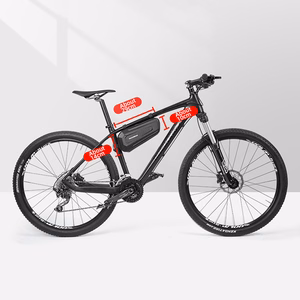Rockbros B66 ūdensnecaurlaidīga velosipēda rāmja soma - melna