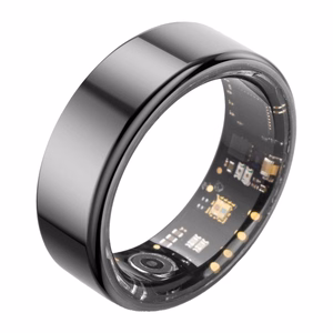 COLMI R02 Smart Ring, size 9, 18.9 mm (black) + charging case