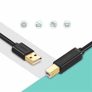 Ugreen US135 USB-A–USB-B printera kabelis, 1,5 m (10350)