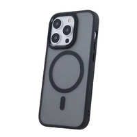 Frozen Magnētiskais viedtālruņa apvalks iPhone 12 Pro Max 6,7" melns