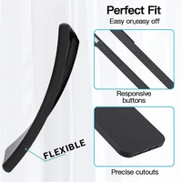 Aizmugures apvalks MATĒTS HONOR 300 PRO melns