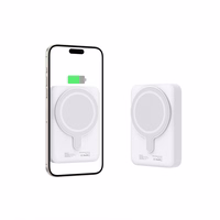 Tech-Protect LifeMag PB11 portatīvais lādētājs ar MagSafe 10000mAh 15W USB-C portu - balta + USB-C kabelis