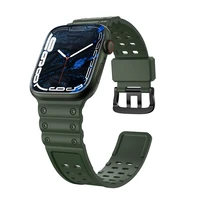 Siksniņa Triple Protection Apple Watch 38 / 40 / 41 mm aproce – zaļa
