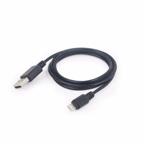 Gembird CC-USB2-AMLM-1M Lightning kabelis, melns