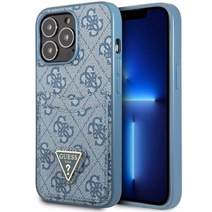 Viedtālruņa apvalks iPhone 13 Pro / 13 6.1 zilā ar 4G trijstūra logotipu un kartes nodalījumu