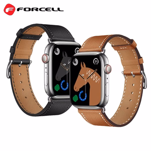 Strap to Apple Watch Forcell F-Design FA20 holes eco-friendly leather 38 / 40 / 41 mm brown