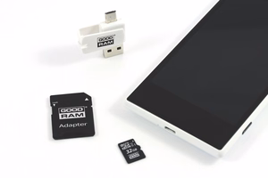 GoodRam atmiņas karte 32GB microSDHC cl. 10 UHS-I + adapteris + karšu lasītājs