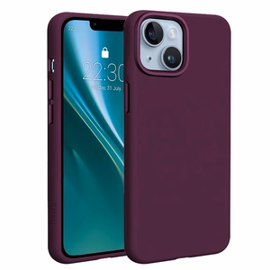 Etteri Silicone Mag maciņš iPhone 14 6,1 collu, tumšā ķiršu krāsā