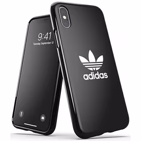 Adidas OR Snap viedtālruņa apvalks Trefoil iPhone X / XS - melns