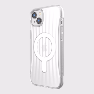 Raptic X-Doria Clutch viedtālruņa apvalks iPhone 14 Plus ar Magnētisko caurspīdīgu aizmugurējo pārklājumu