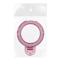 Tālruņa statīvs CIRCLE GLITTER – lipīgs – rozā