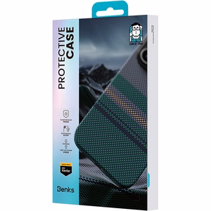 Benks Magnētiskais Armor Air Aurora Kevlar 600D viedtālruņa apvalks Iphone 16 Pro Max