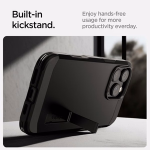 Spigen Tough Armor "T" Magnētiskais viedtālruņa apvalks iPhone 16 Pro Max - melns