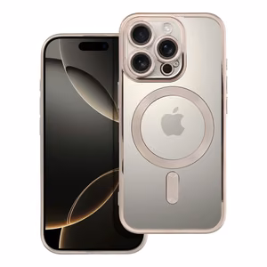 Electro Mag Cover case for iPhone 16 Pro compatible with MagSafe titanium gray