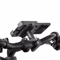 Wozinsky metal bicycle phone turētājs, scooters melns (WBHBK3)