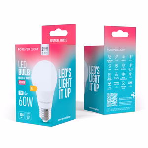 Forever Light LED Bulb E27 A60 7W 806lm 4000K class E
