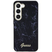 Guess GUHCS23MPCUMAK S23+ S916 melns/melns cietais apvalks Marble
