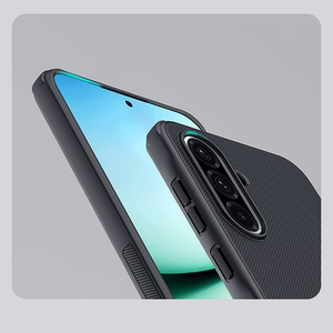 Nillkin Super Frosted Shield Pro viedtālruņa apvalks Samsung Galaxy A36 5G - melns